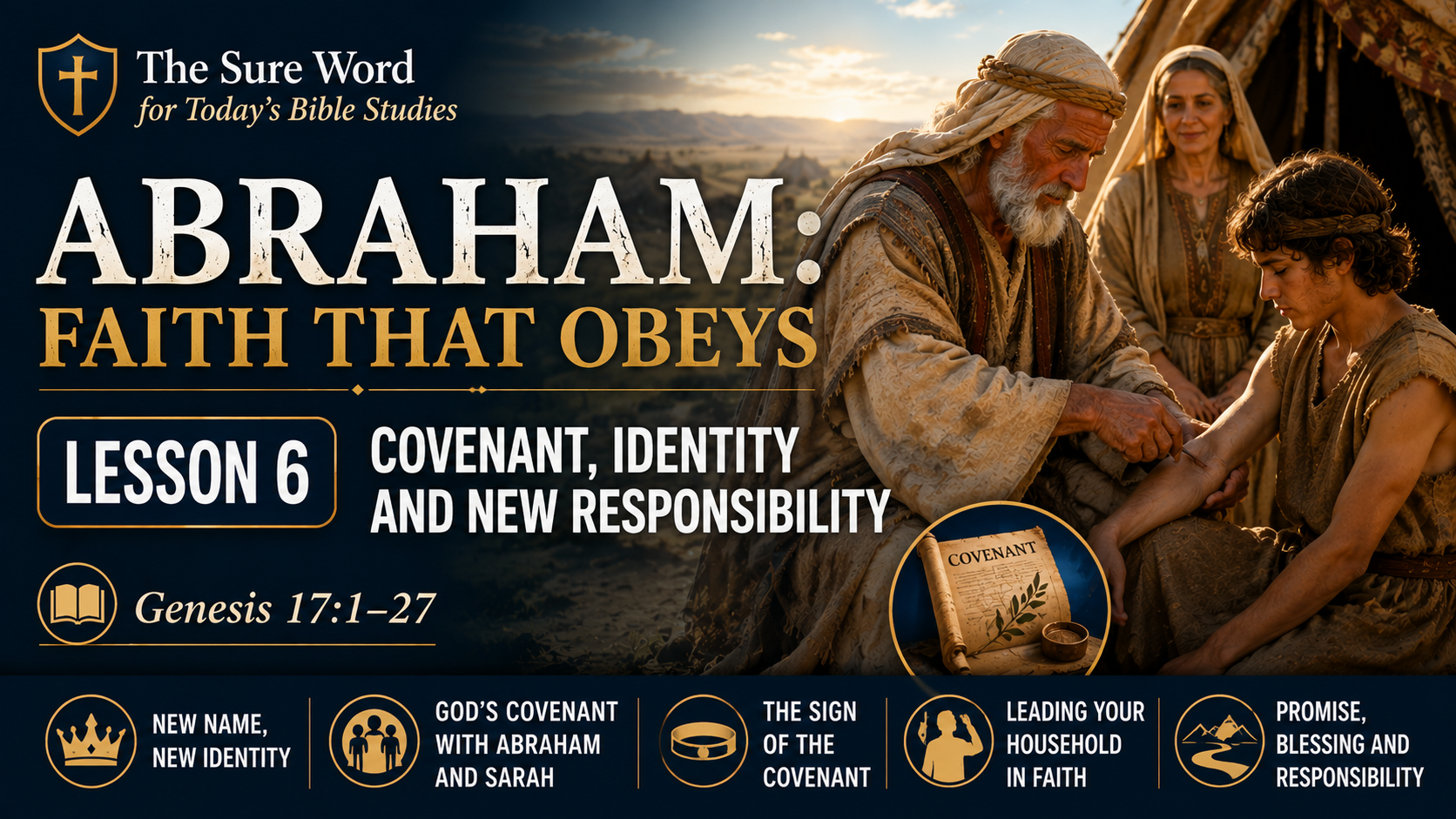 Abraham: Faith That Obeys. Lesson 6: Covenant, Identity and New Responsibility